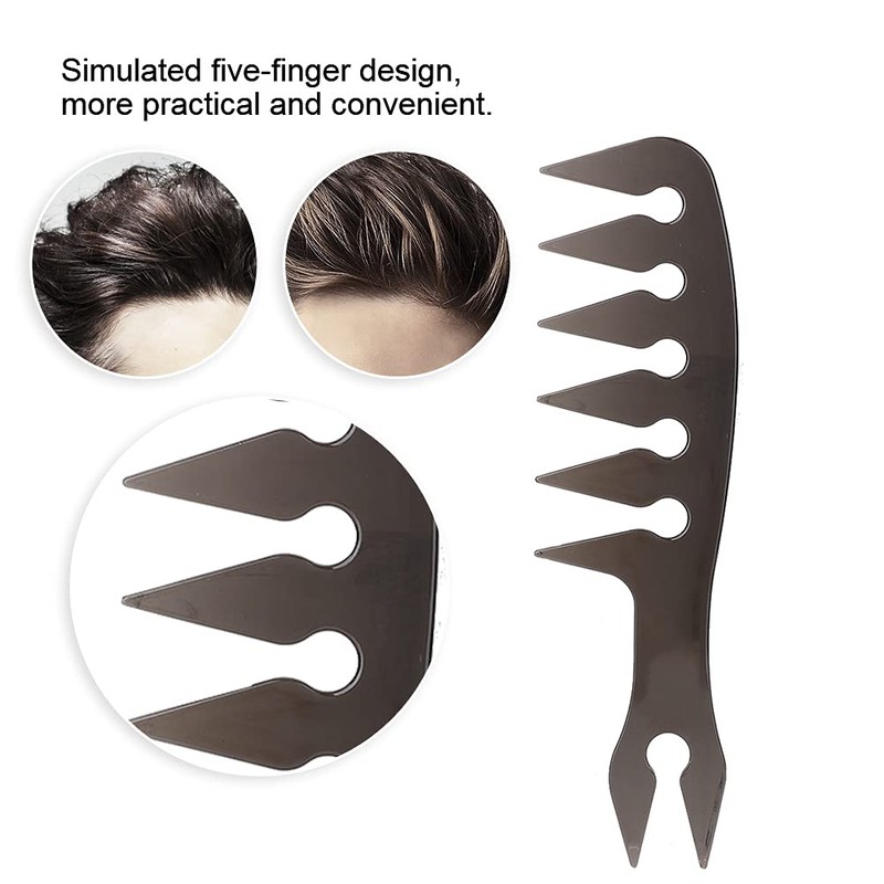 Peine para el Cabello con Aceite, 6 Tipos, Peine Portátil