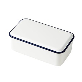 Takenaka RETRO Moda Retro Moda Square Wide Lunch Box, Navy, 31.2 fl oz (940 ml)
