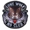 Hot Leathers PPA3850 Lone Wolf, No Club Patch 5" x