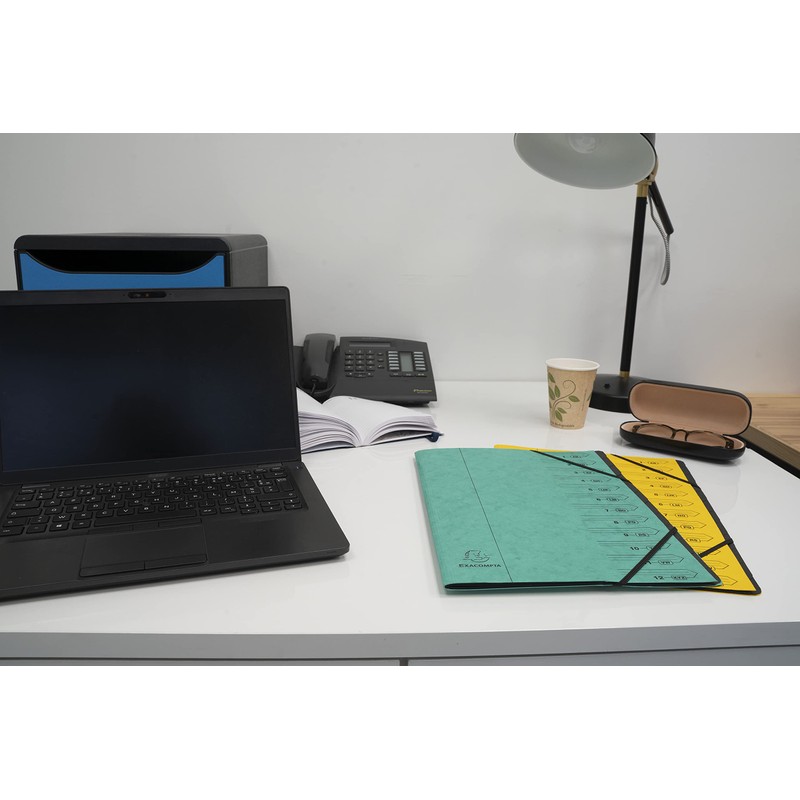 Exacompta 541203E premium folder stapled. Made from extra strong Colorspan
