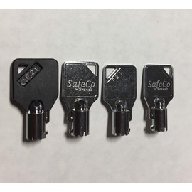 4 Craftsman Gladiator GarageWorks Toolbox Lock Keys Code Cut F21 One Black Top & 3 Pre-Cut ILCO Aftermarket Tool Box Keys Please Note Push in on Key When Turning.