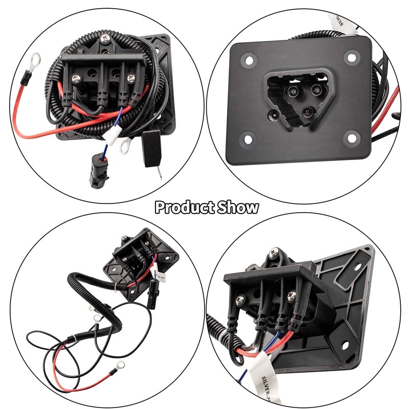 Panglong EZGO RXV 48V Charger Receptacle, Golf Cart Delta-Q Charger