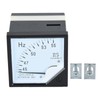 Square Panel Frequency Meter 45-55Hz AC 380V 1.5 High Accuracy