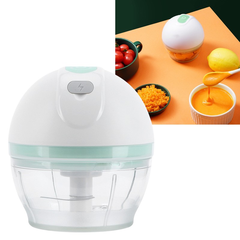 Electric Mini Garlic Chopper Masher Meat Grinder Food Processor Kitchen