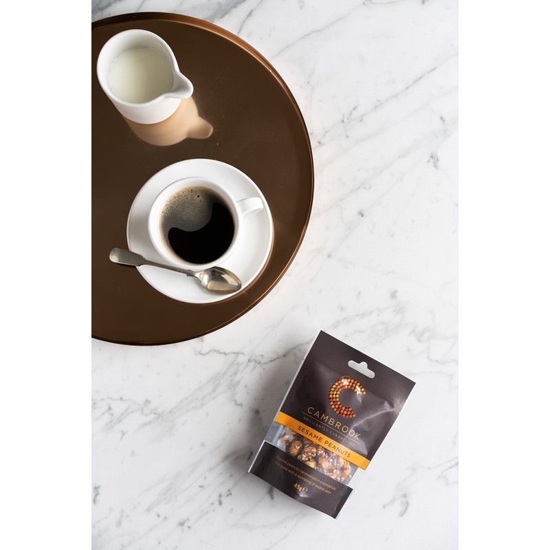 Cambrook Caramelised Sesame Peanuts 45g (Pack of 12)