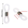 TTSAM 40 Pieces Eyeglass Chain Ends Adjustable Rubber Spectacle End