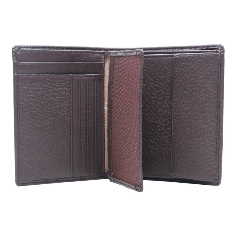 Esquire Deer Leather Wallet 10 cm, brown, Classic