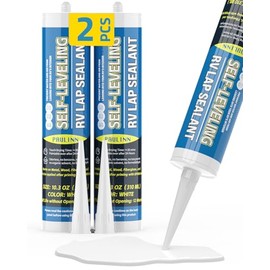 Self-Leveling RV Roof Sealant for Camper Repair - 2 Packs
