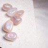3PCS Angel Aura Quartz Tumbled Stones Healing Crystals Pocket Stone
