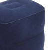 Inflatable Foot Rest Double Valve Blue PVC Flocking Washable Inflatable