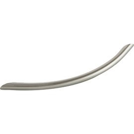 OBF Grimme Basic Ingenio 72139519 Drawer Handle Curved Diameter 10 mm Width 190 mm Stainless Steel Effect Silver Hole Spacing 160 mm