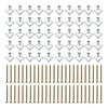 Runseaway 50 Sets Drywall Anchor Kit, Self-Drilling Hollow Wall Anchors