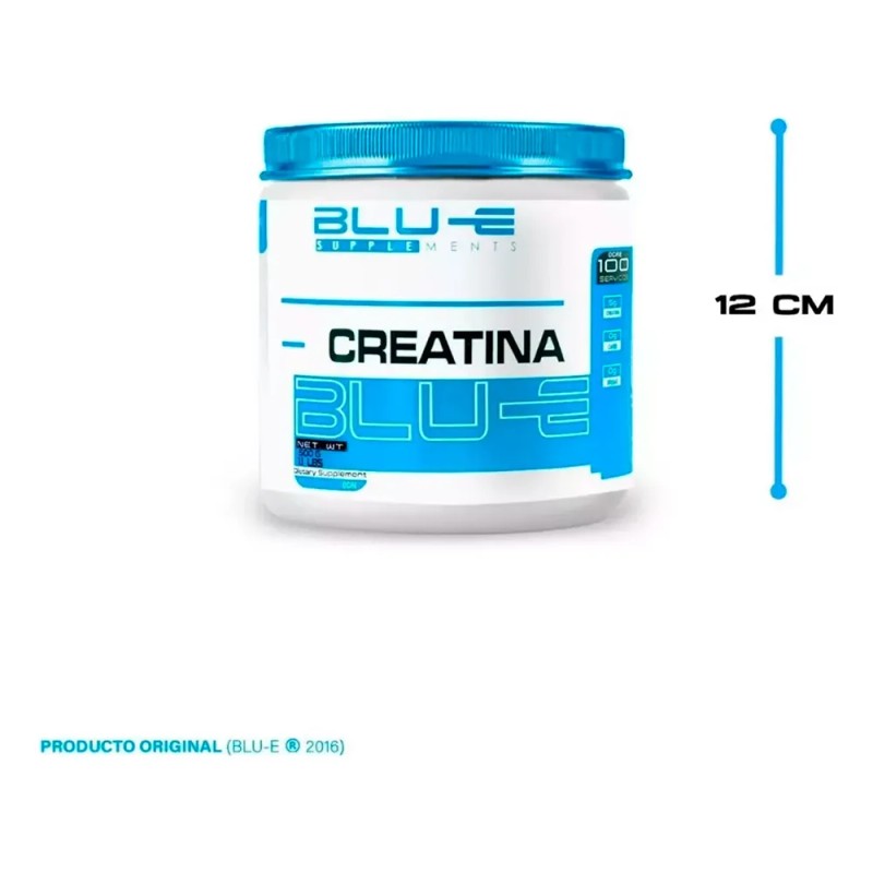 Blu-e Creatina Monohidratada 500 Gramos 100 Servicios