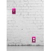WIRESTER Duplex Outlet Cover Wall Plate/Switch Plate - Hot Pink