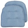 Klear Vu Omega Non-Slip Universal Chair Cushions for Dining Room,