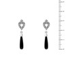 Esse Marcasite Sterling Silver Black Onyx and Marcasite Belle Epoque