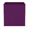 Zeller 32 x 32 x 32 cm Storage Box, Purple/Fleece
