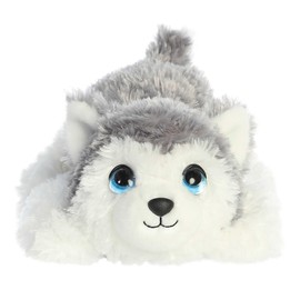 Aurora® Adorable Playful Pretties™ Hollis Husky™ Stuffed Animal - Cuddly Companions - Endless Play - Grey 10 Inches