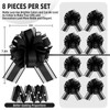 8PCS Large Pull Bows for Gift Wrapping (6 Inches) -