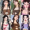 HAPVITAL Wig, Ponytail Gradient Extension, Natural Ponytail Wig, Extension, Cute