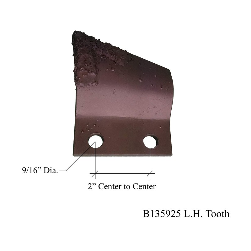 Digger Supply 5LH + 5RH Carbide Trencher Cup Teeth, fits