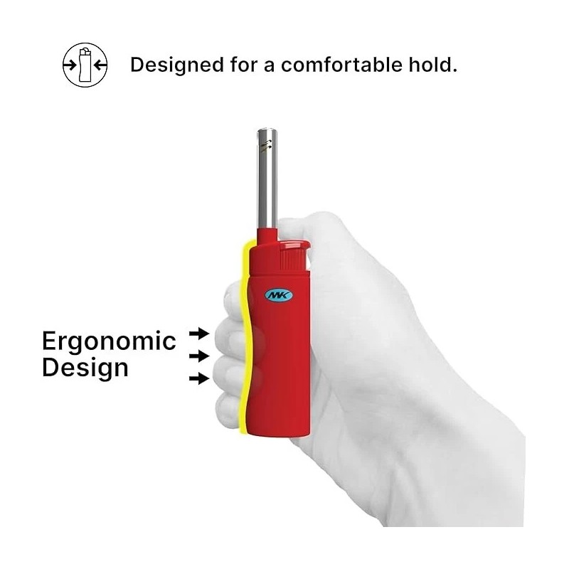 MK PACK OF 10 MK RANGE CANDLE LIGHTER WINDPROOF, REFILLABLE,