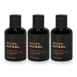 Beard Patrol Beard Wash Cleanser and Conditioner in One - Pack of 3