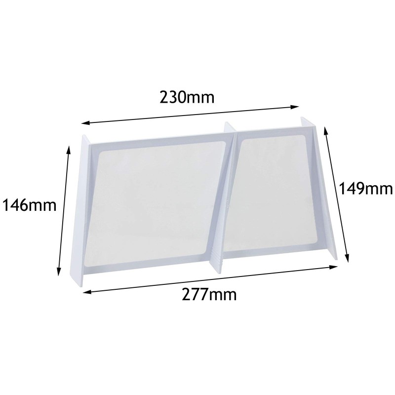 SPARES2GO Fluff Lint Filter Compatible with White Knight Tumble Dryer