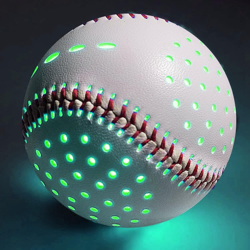 9 Inch Glow in The Dark Baseball Night Throwing Practice