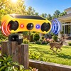 Solar Motion Sensor Alarm for Outdoor Security – Sound &