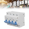 Interlock Circuit Breaker 10KA Breaking Capacity Rail Installation Mini Dual