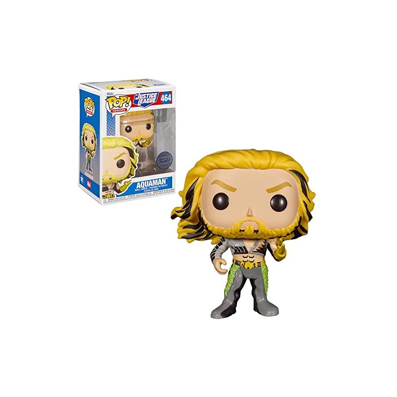 Funko Justice League Aquaman Vinyl Figure 464 Unisex Pop! Multicoloured