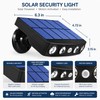Solar Outdoor Wall Light for Garden Security – 4 LED