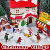 GW Box 5 Pcs Christmas Village People Figurines