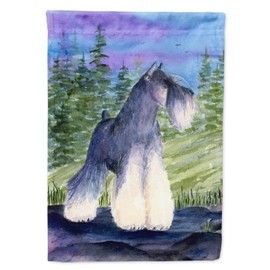 Caroline's Treasures SS1061CHF Schnauzer Flag Canvas, Large, Multicolor