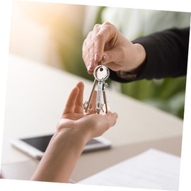 FRCOLOR Titanium Steel Keychains Bulk Keyring Keyring Cute Key Chain Accessories for Bag Purse