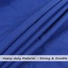 SANFERGE Cotton Canvas Laundry Bag with Handles & Drawstring Straps,
