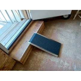 Pet Ramp Small Dog Cat Portable 24" Long x 14" Wide with Non Slip Grip Tape, CodyCo Aluminum Ramp for Bed, Couch, Steps, Window, Indoor Outdoor, Supports 300 Lb