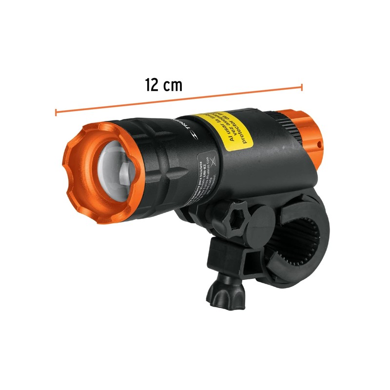 Truper LIBI-100D, Linterna para bicicleta, 100 lúmenes, delantera
