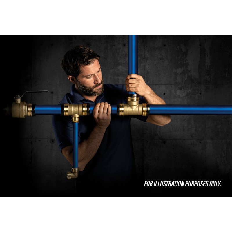 Sealey Sharkbite® Ø15mm x 1/2"BSPT Brass Straight Adaptor - SBA15BSA