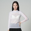 Women's Golf Innerwear Mesh Long Sleeve Half Neck Golf Innerwear