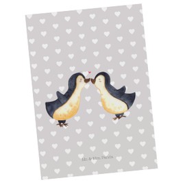 Mr. & Mrs. Panda Postcard Penguin Love Gift Wedding Anniversary Lovers Postcards Invitation Birthday Gift Boyfriend