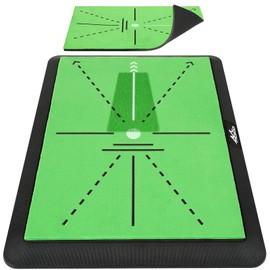 MoKo Golf Hitting Mat, 16 x 12 in Golf Practice Mat with Spare Mat
