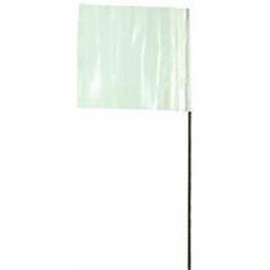 IRWIN Marking Flags, 2-Inch x 3-Inch x 21-Inch, White, 100-Pack (2034204)