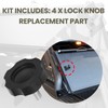 4 Pcs 356A0014 Lock Knob Replacement Part Compatible with BA-KFlip
