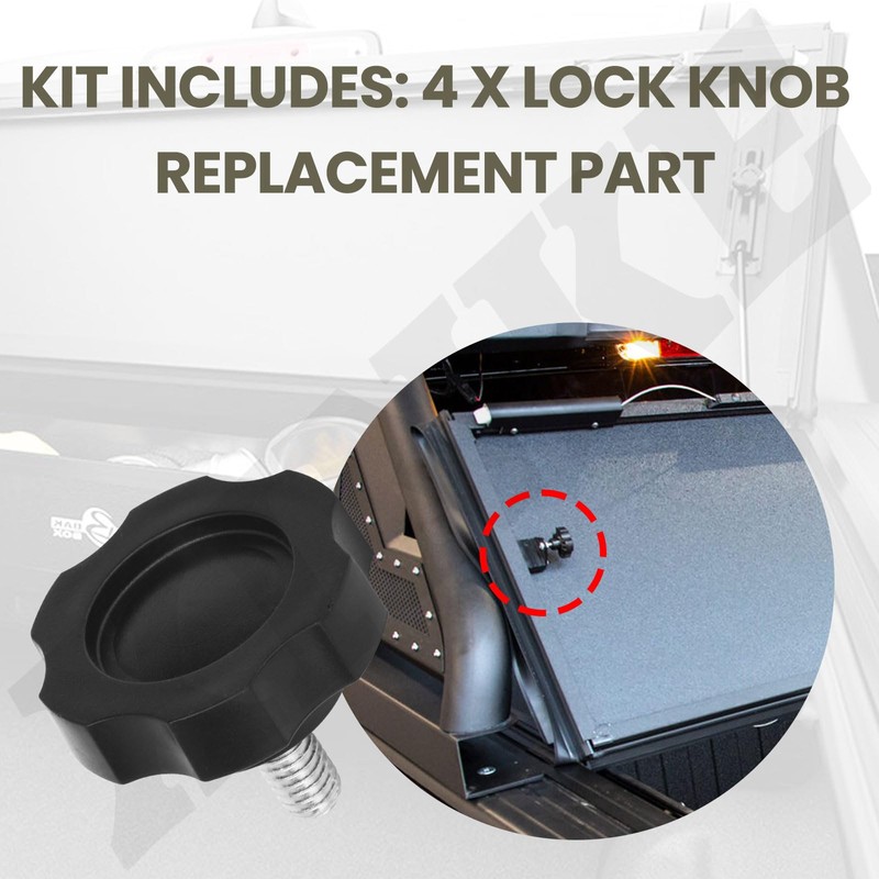 4 Pcs 356A0014 Lock Knob Replacement Part Compatible with BA-KFlip