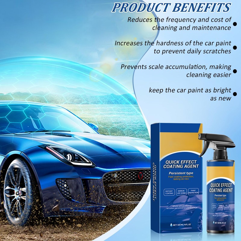 Car Quick-Acting Coatings Agent Spray, 2025 New Quick Effect Coating