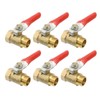 VIKKSAER 6 Pcs Ball Valve, 1/4" Heavy Duty Ball Valve