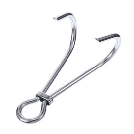 Toddmomy 1 x 316 double flow hook, reef hook for diving, snorkel clip, made of metal, reef drift hook, stainless steel, double hook, diving steel hook, stainless steel double