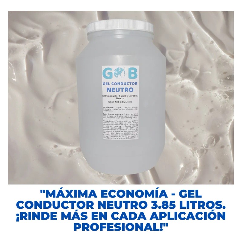 Gel Conductor Neutro Para Aparatología - Gob - 3.85 Litros